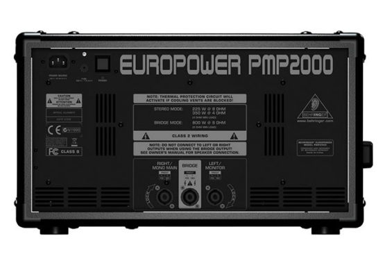 BEHRINGER EUROPOWER PMP2000